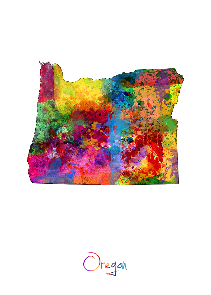 Oregon Map