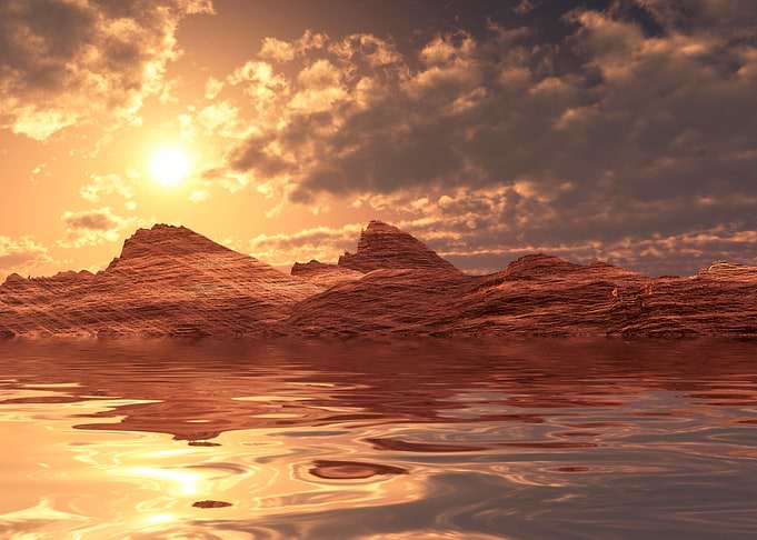 Desert sunset