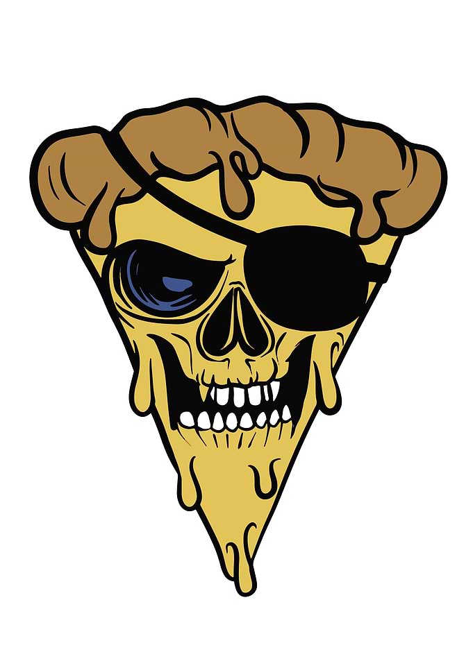 Pizza man eye patch