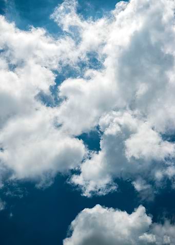 Blue sky and clouds