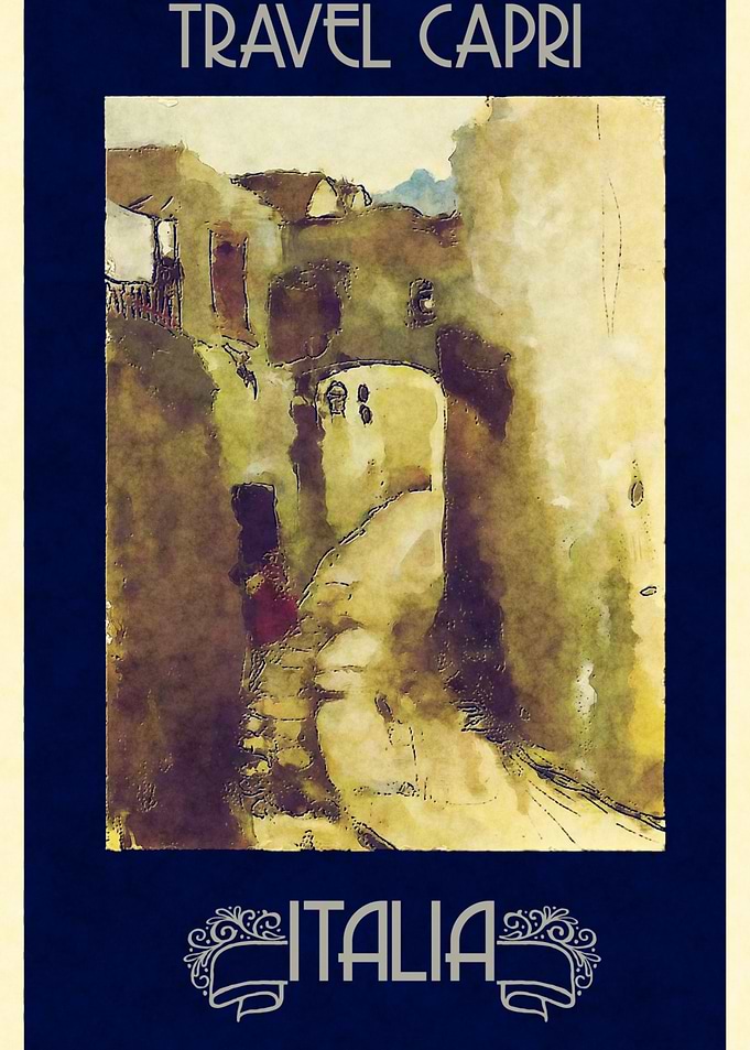 Travel Poster Capri