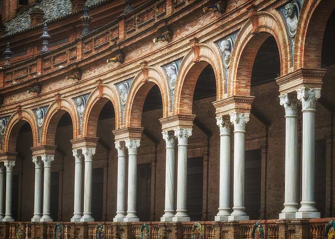 Archways of Plaza Espana