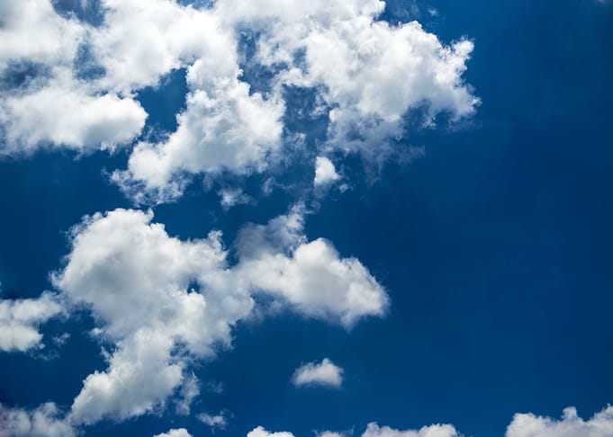Blue sky and clouds