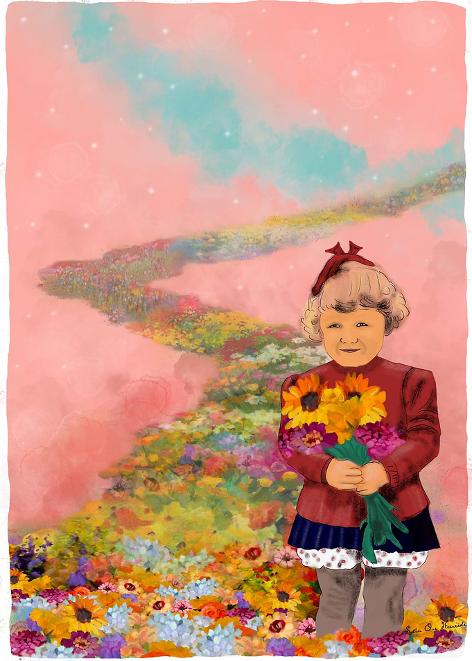 Walk the flower path