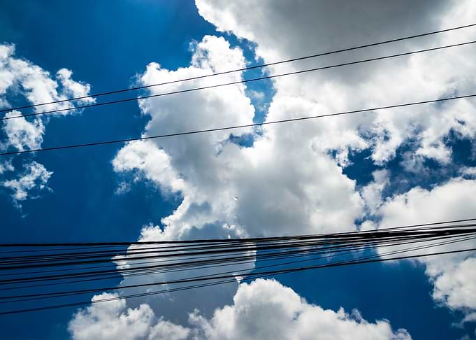 Blue sky and clouds