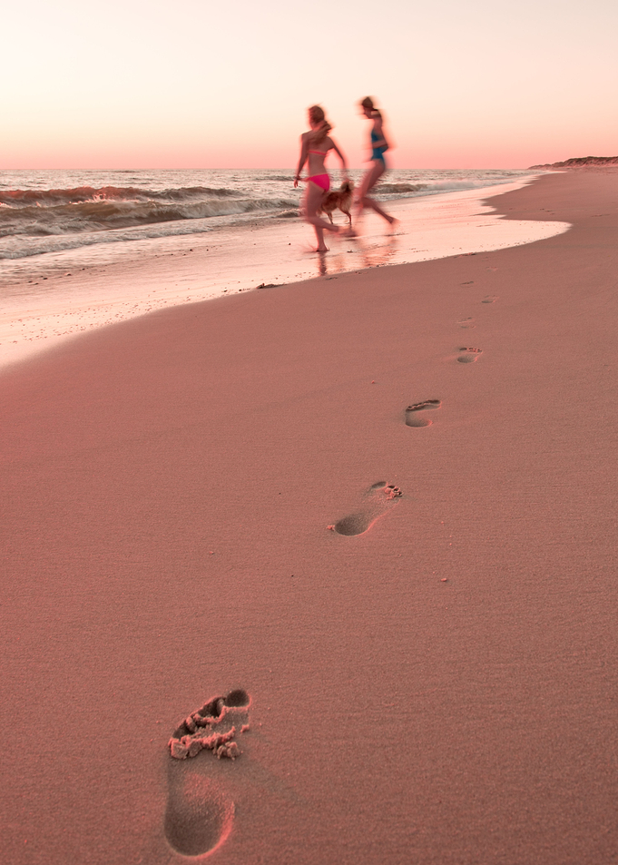 Girls on the beach