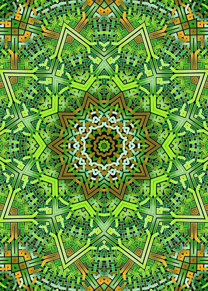 Green Celtic Kaleidoscope