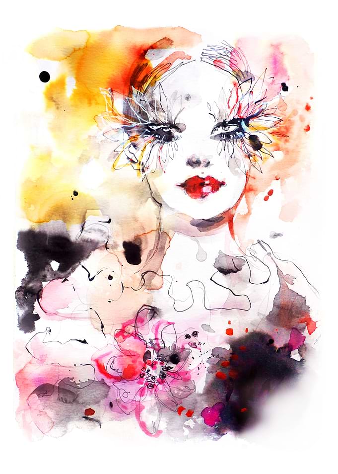Feather lashes fashion