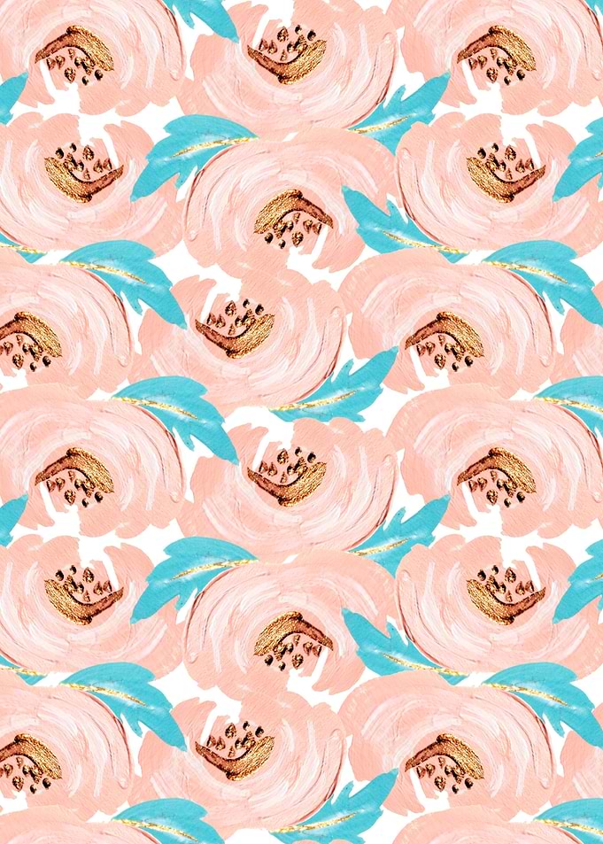Blush Gold Pattern 05