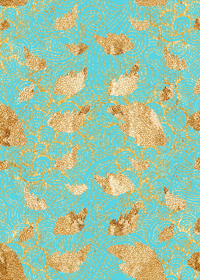 Blush Gold Pattern 10