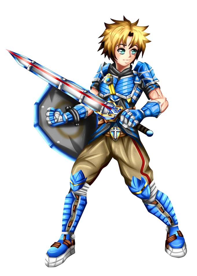 Warrior swordsman