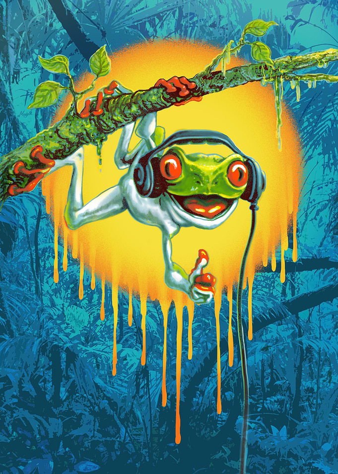 Thumbs Up Frog