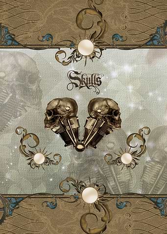 Awesome mechanical skull