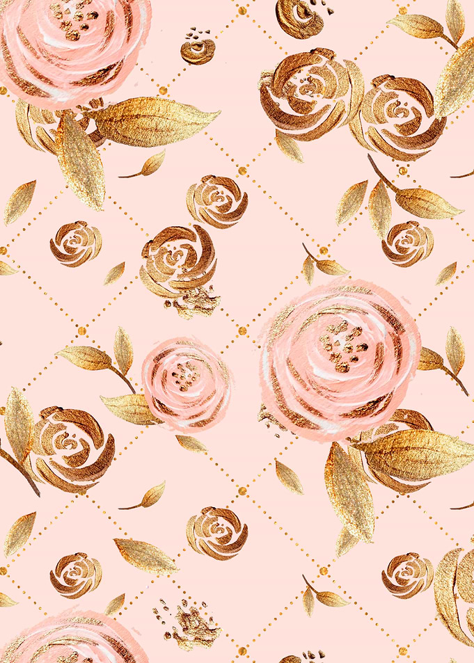 Blush Gold Pattern 02
