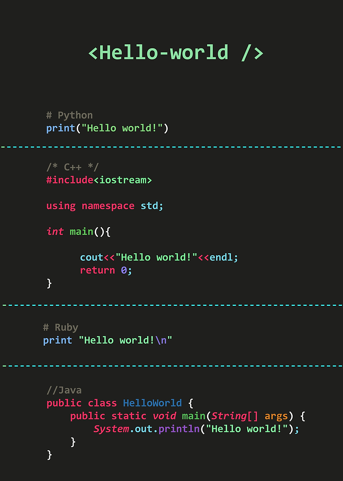Hello world