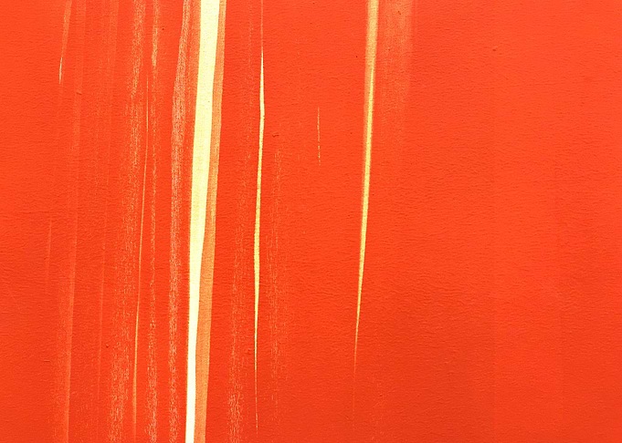 Orange light line abstract