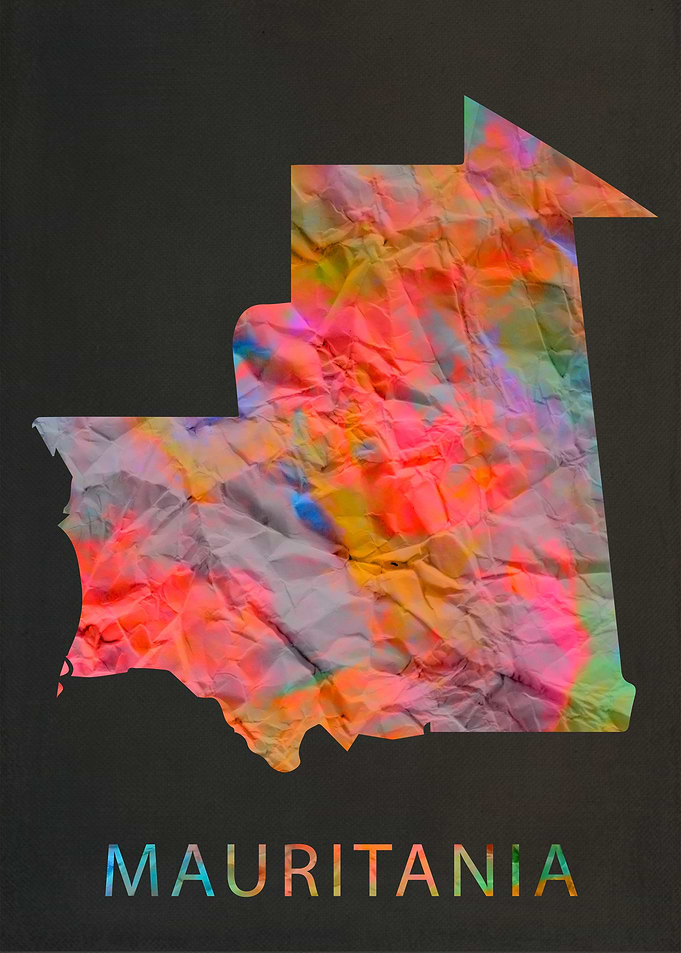 Mauritania Tie Dye Country