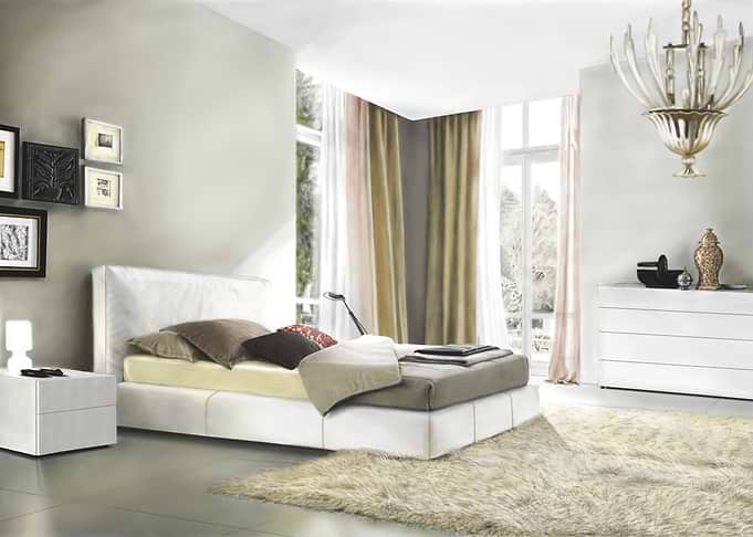 Bedroom drawing design