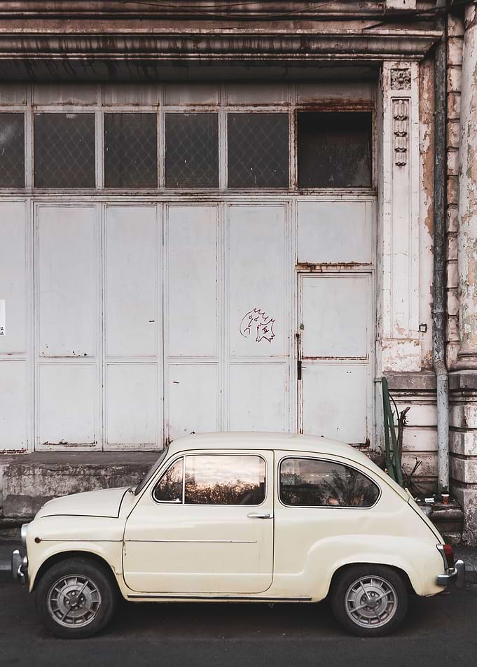 Small Italian vintage car
