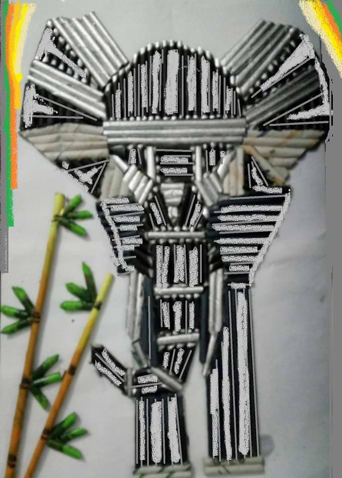 Elephant and rainbow