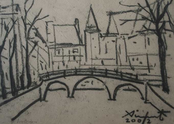 DrawingLandscape1Amsterdam