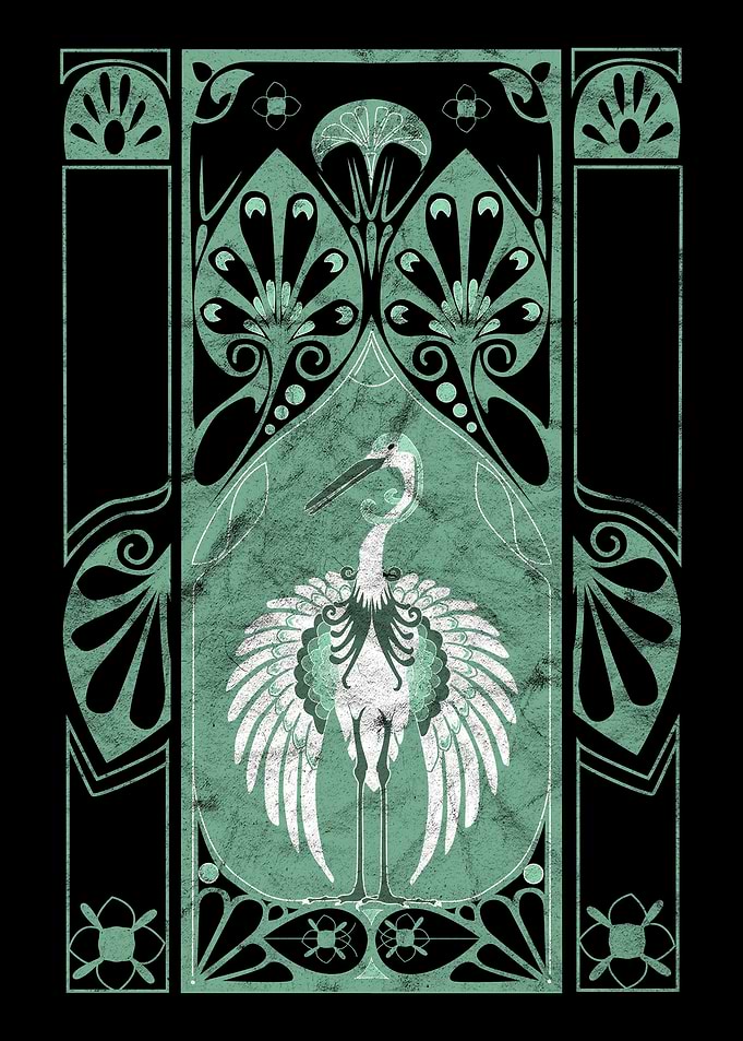 Art Deco Crane