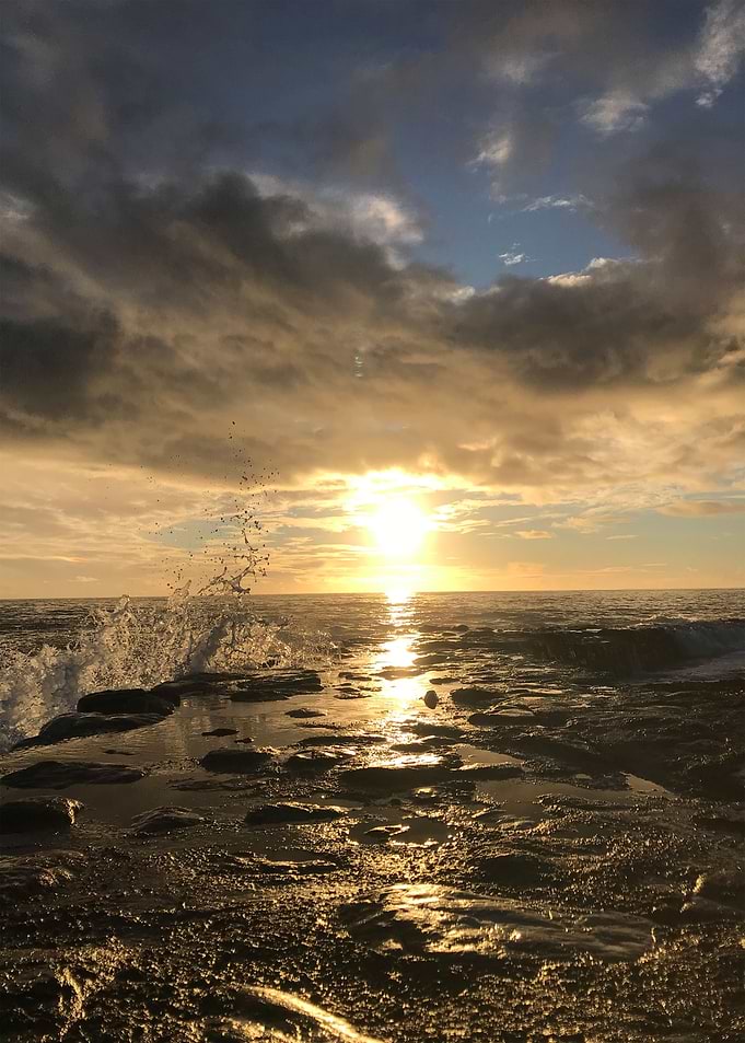 Sunset Waves