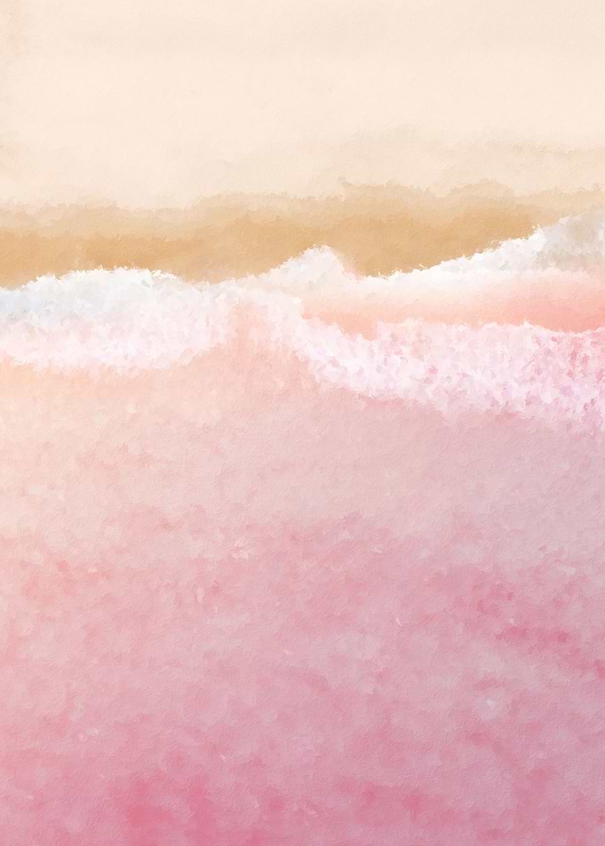 Pink Beach Landscape