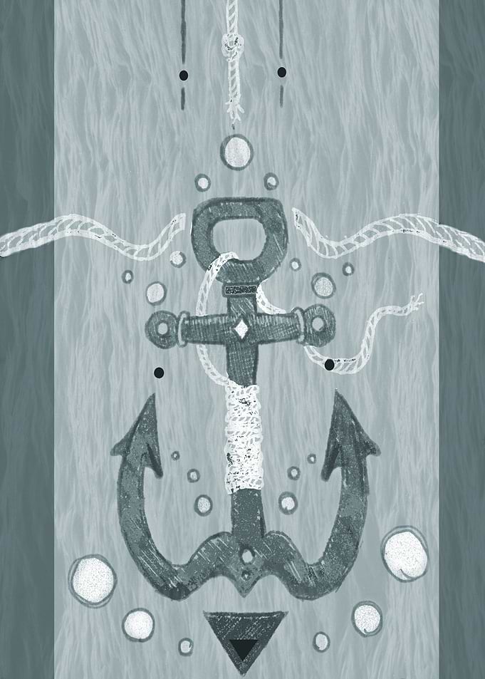 Anchor in Grey