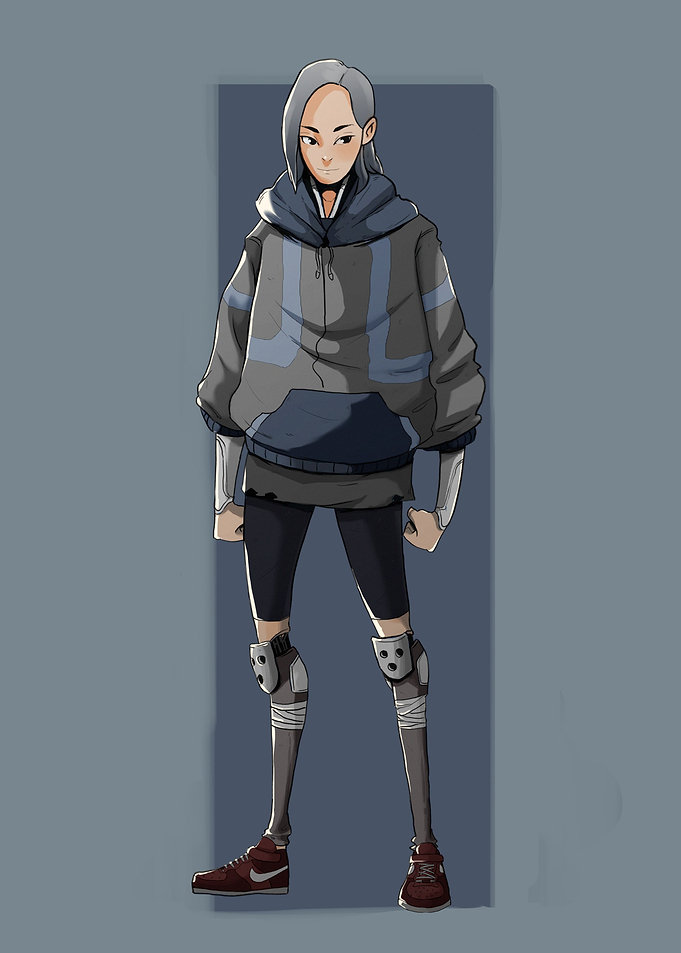 Lucy Wall female cyborg