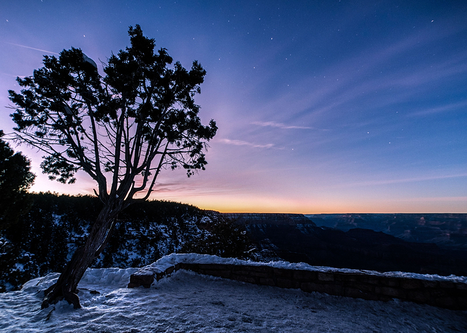 A surreal scene of beauty