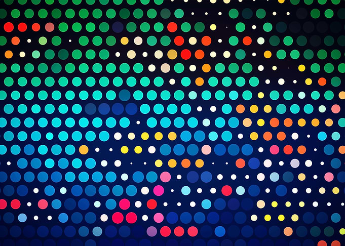 Colorful dot abstract
