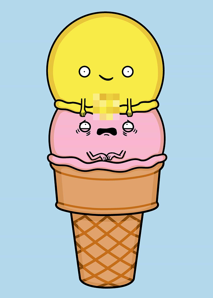 Two Balls Ice Cream