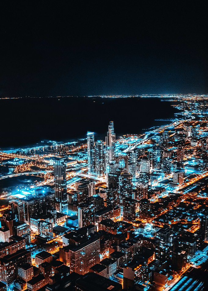 City Neon Light Night