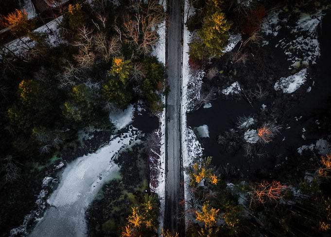 Road Landscapes Photo