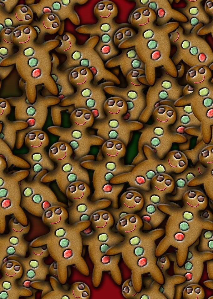 Gingerbread Cookie Pattern
