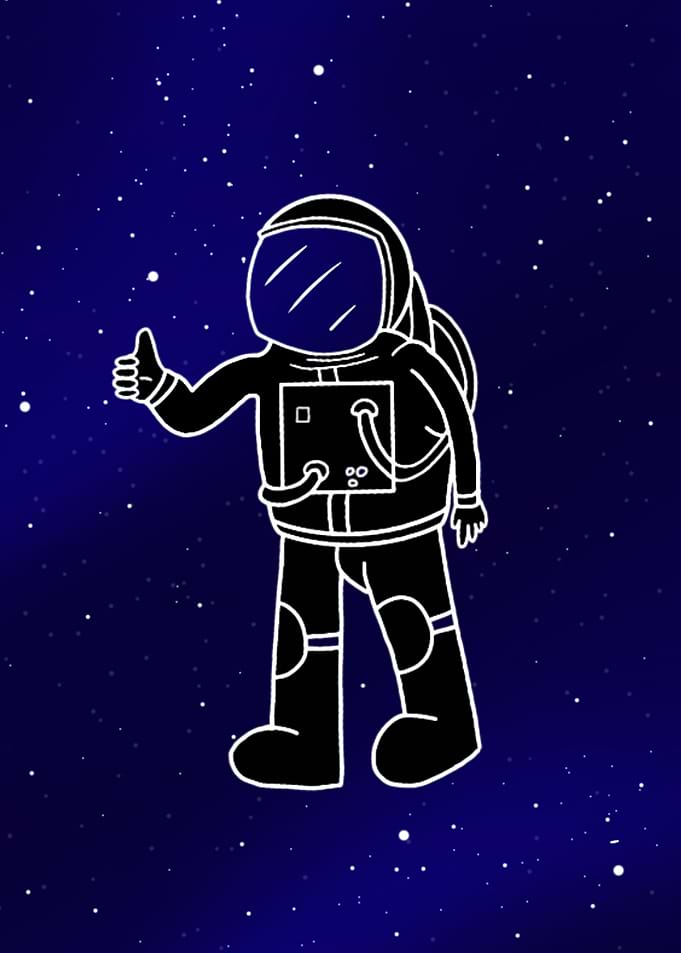 Astronaut In Space