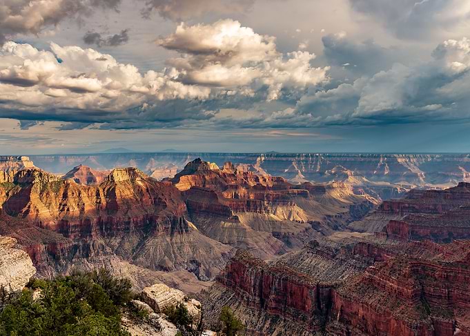 Clouds over a Canyon