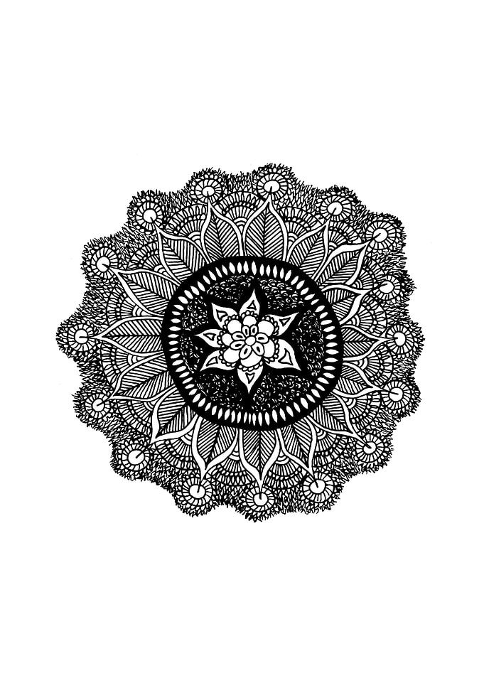 Mandala Doily