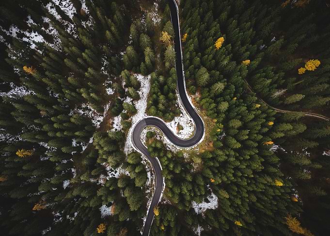 Road Landscapes Photo