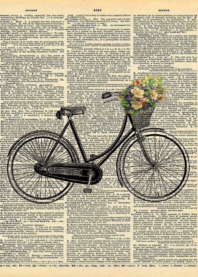 Bike on Dictionary Page