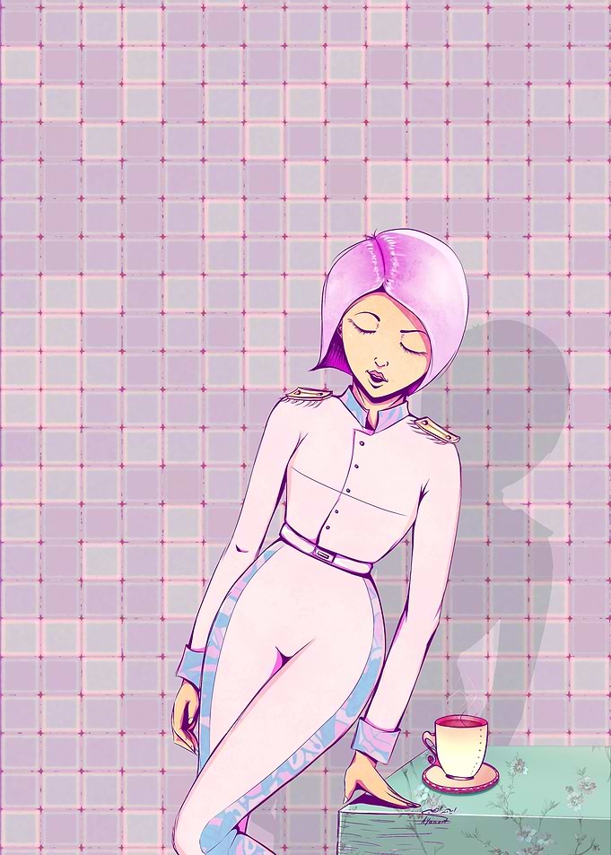 cute pink