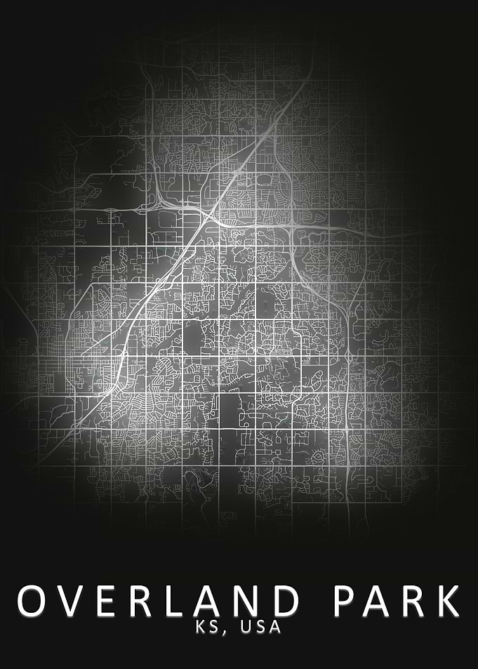 Overland Park USA City Map