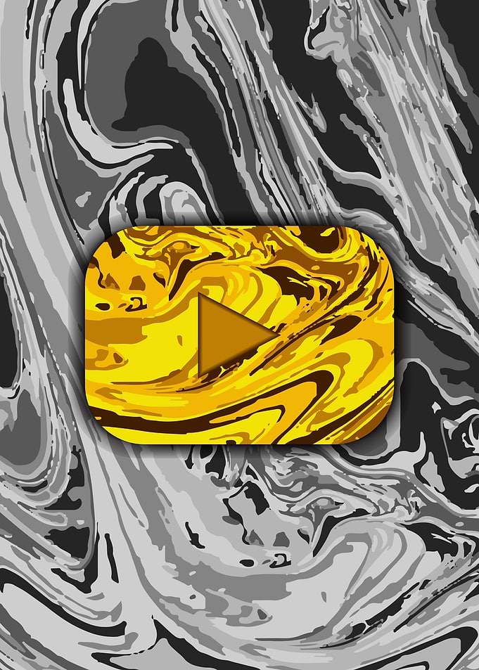 Abstract gold button color