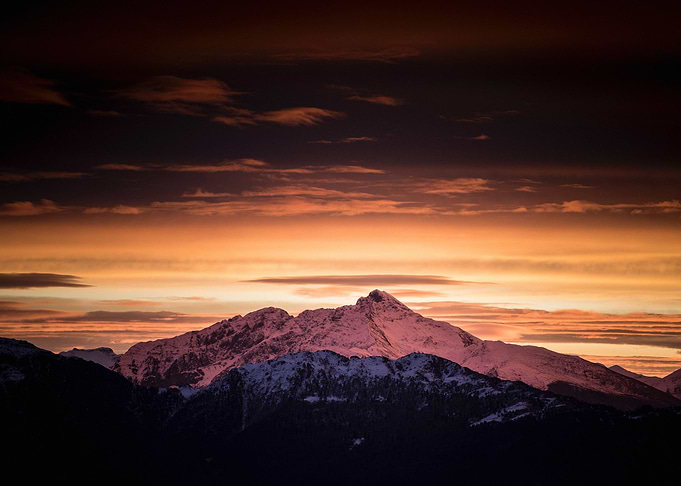 Glowing Mountain