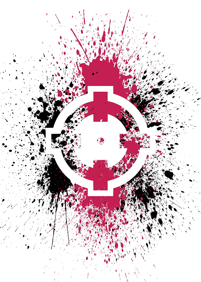 Crosshair Paint Splatter