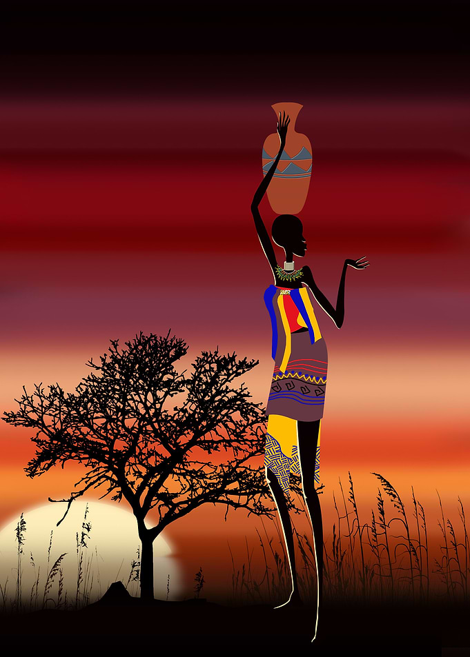 African woman Venda