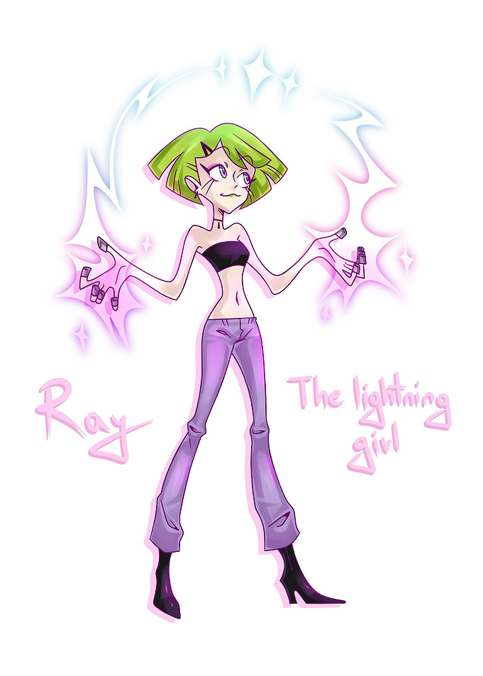Ray the lightning girl