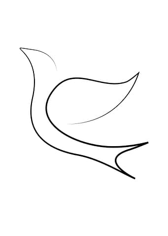 One line Dove