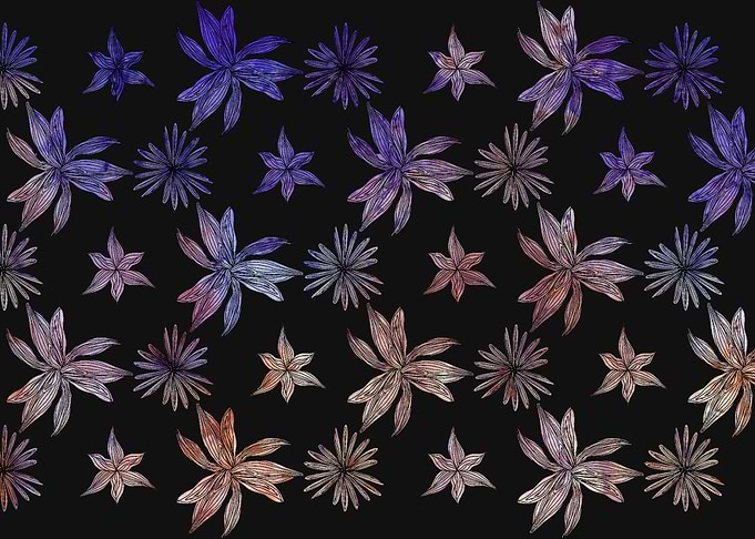 Purple floral